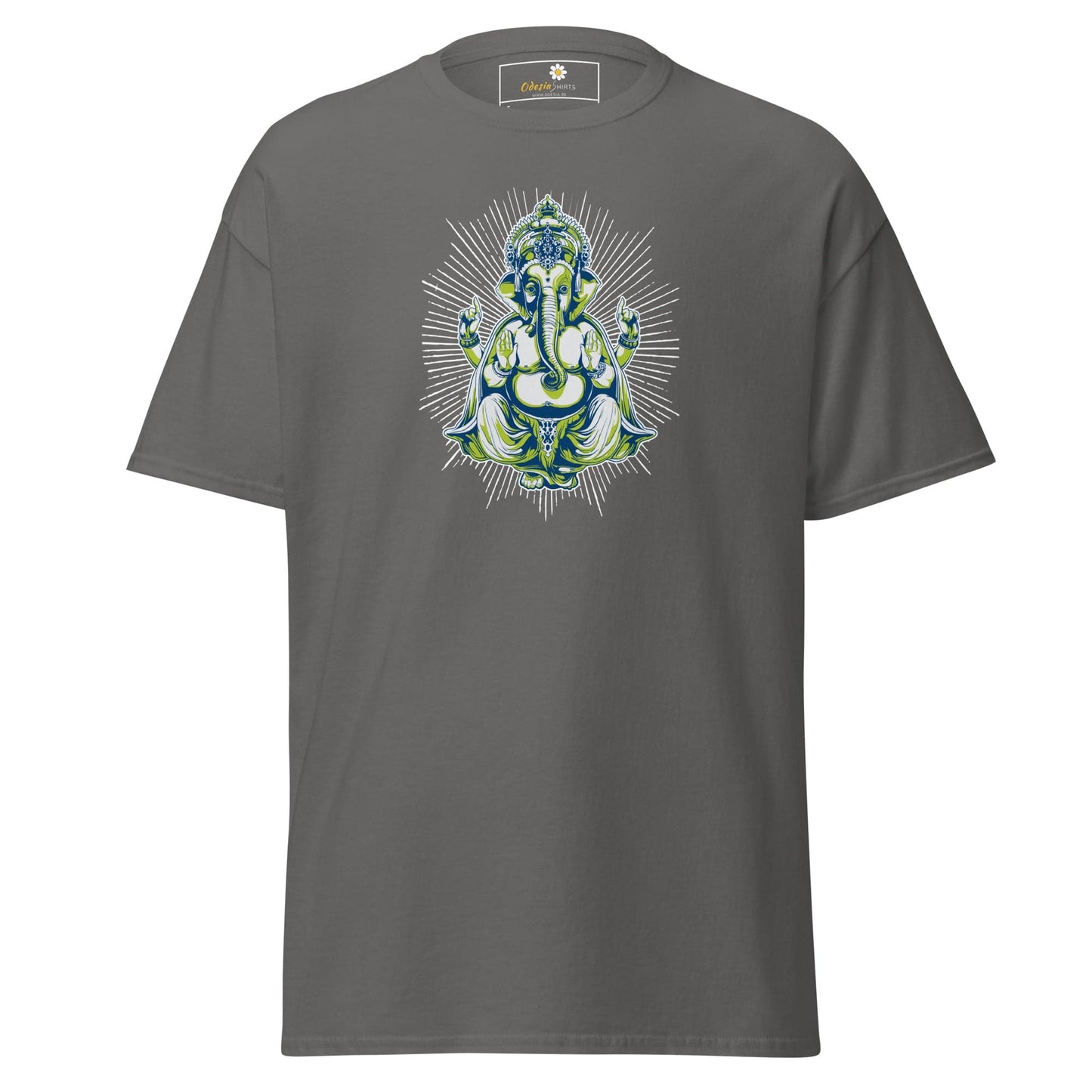 Unisex classic tee - SPIRITUAL GANESH - REGULAR - Charcoal / S