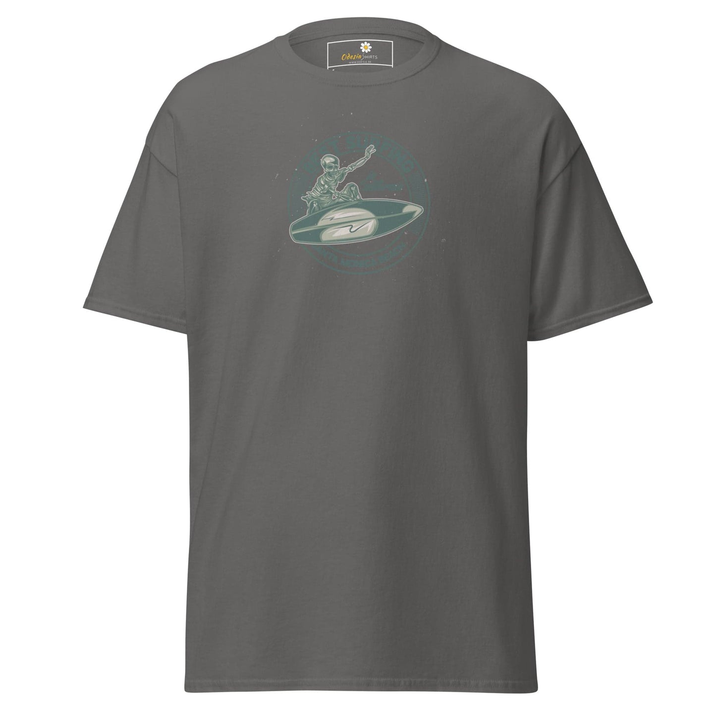 Unisex classic t-shirt - SPORT BEST SURFING - REGULAR - Charcoal / S