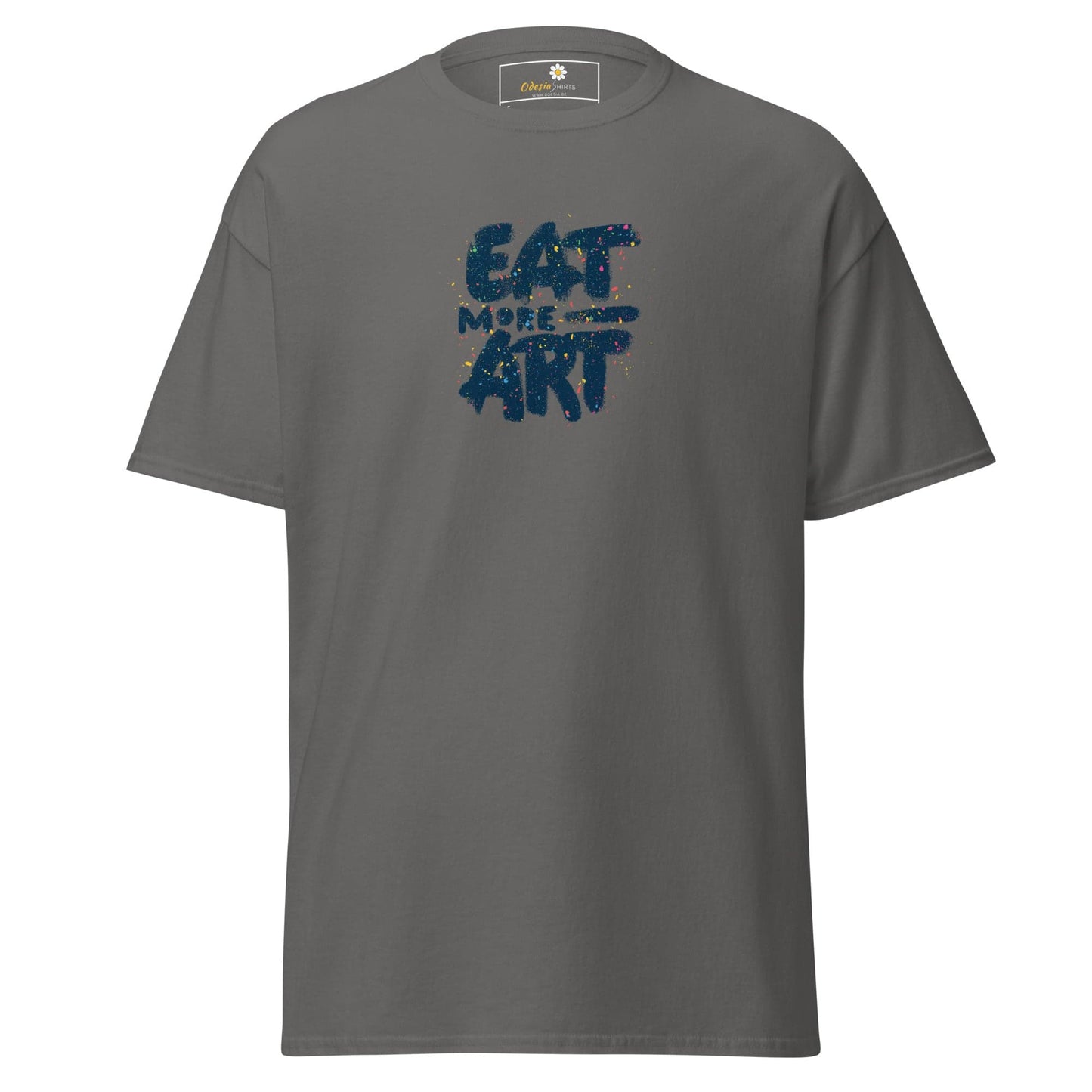 Unisex classic tee - MISC EAT MORE ART - REGULAR - Charcoal / S