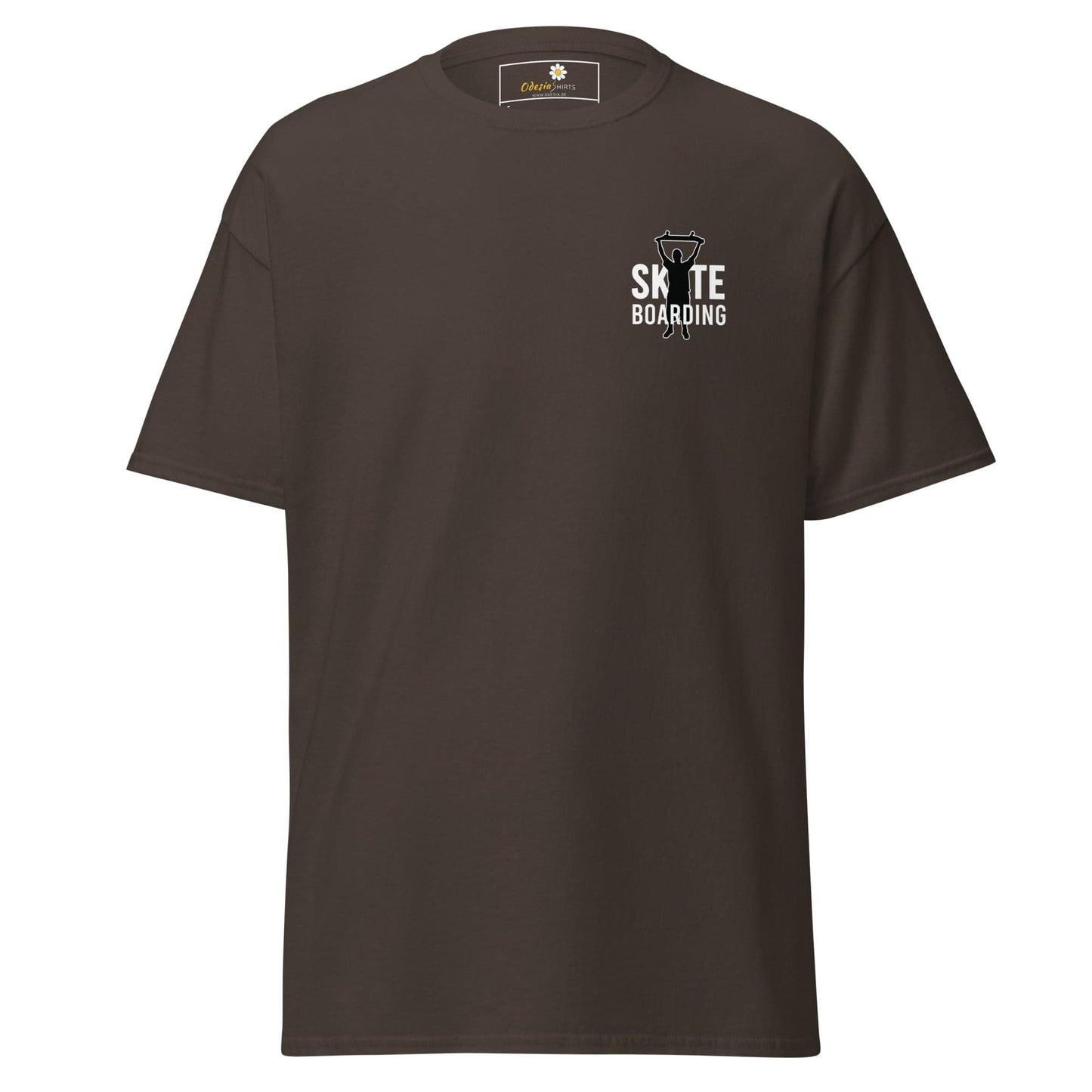 Unisex classic t-shirt - SPORT SKATEBOARDING - REGULAR - Dark Chocolate / S