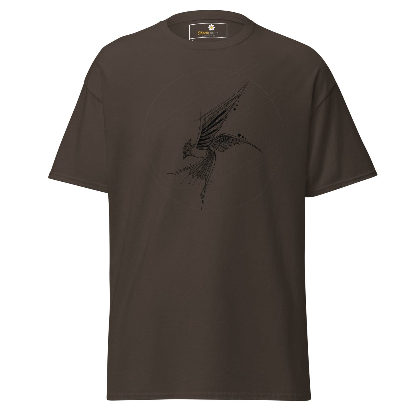Unisex classic tee - ANIMALS BIRD - REGULAR - Dark Chocolate / S