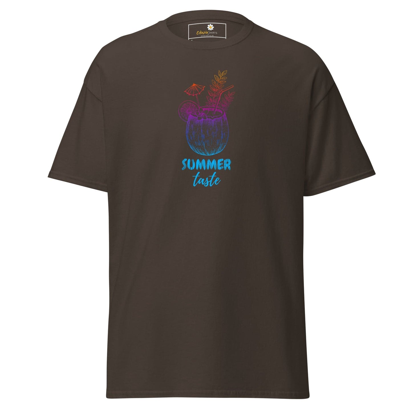 Unisex classic t-shirt - SUMMER MISC TASTE - REGULAR - Dark Chocolate / S