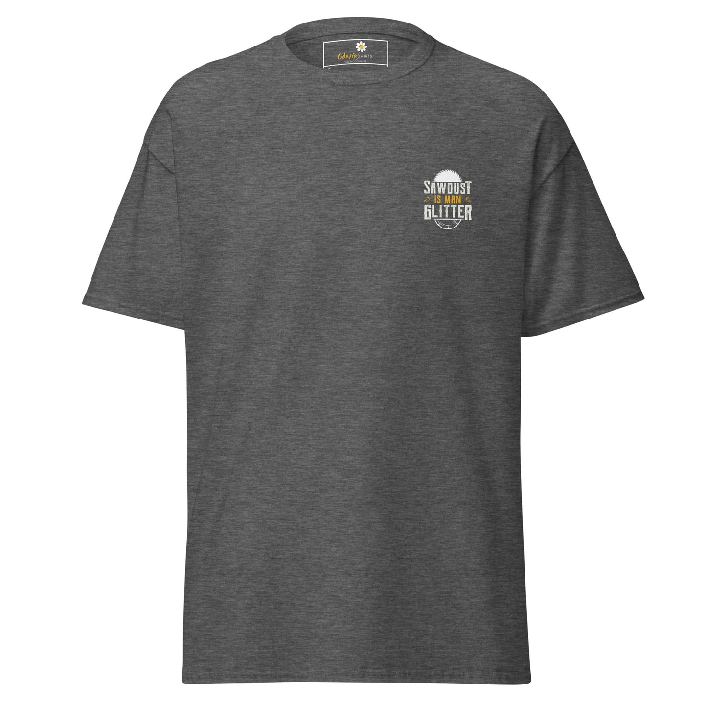 Unisex classic tee - MISC FUN SAWDUST GLITTER POCKET - REGULAR - Dark Heather / S