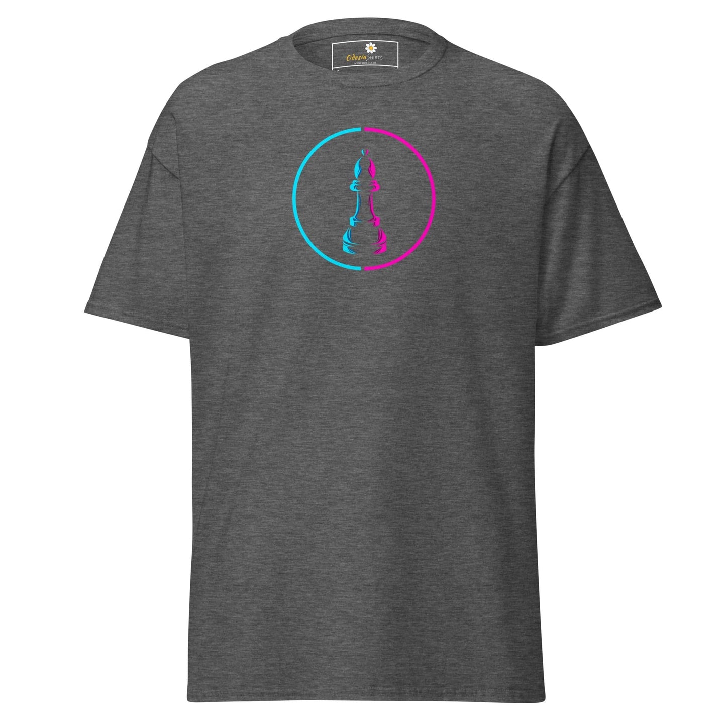 Unisex classic tee - MISC CHESS - REGULAR - Dark Heather / S