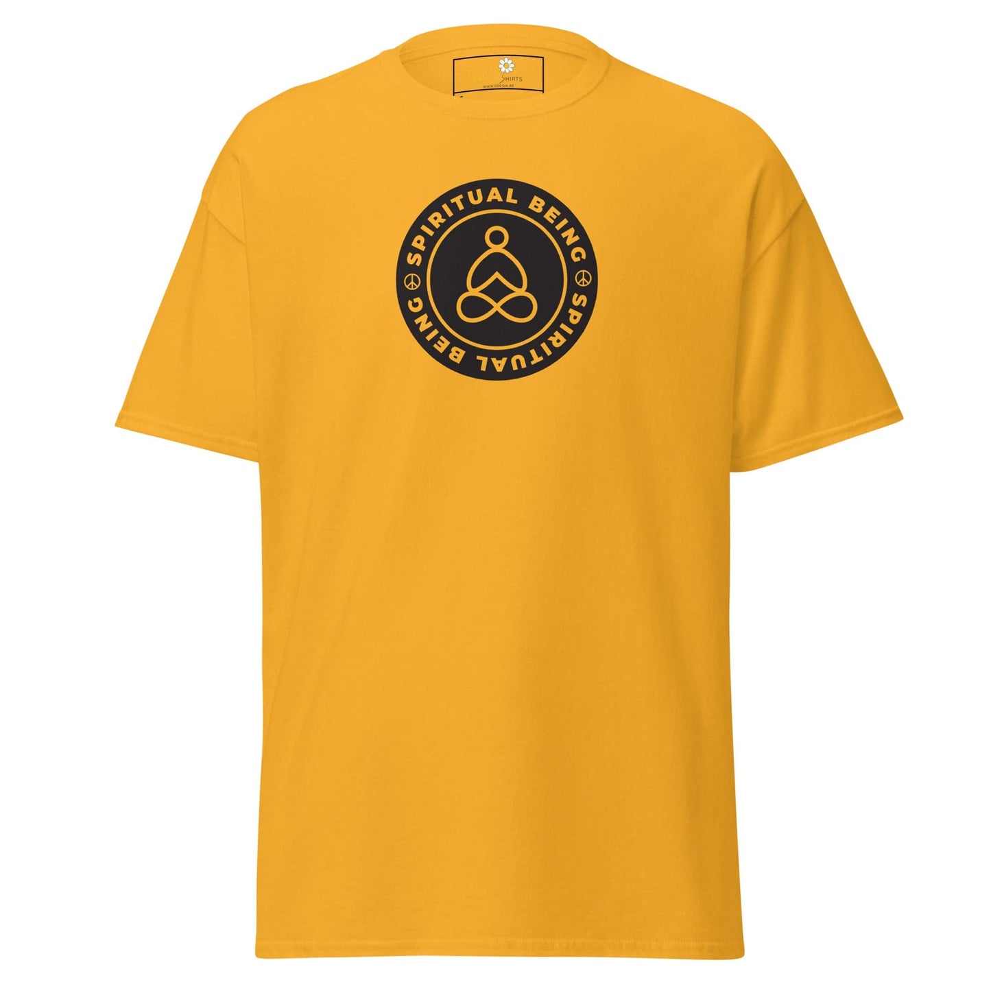 Unisex classic tee - SPIRITUAL BEING - REGULAR - Gold / S