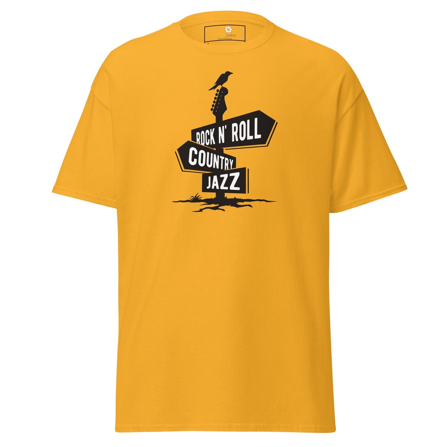Unisex classic t-shirt - MUSIC DIRECTIONS - REGULAR - Gold / S