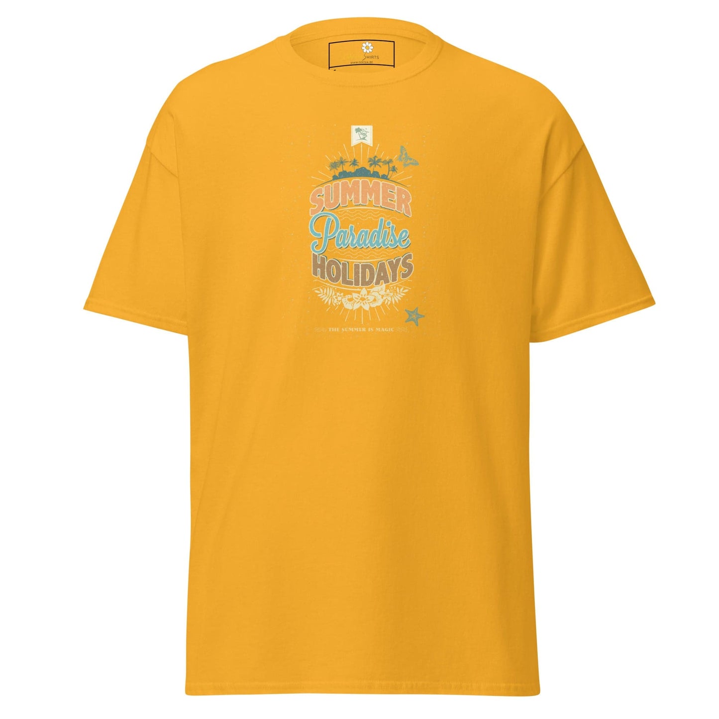Unisex classic tee - SUMMER PARADISE - REGULAR - Gold / S