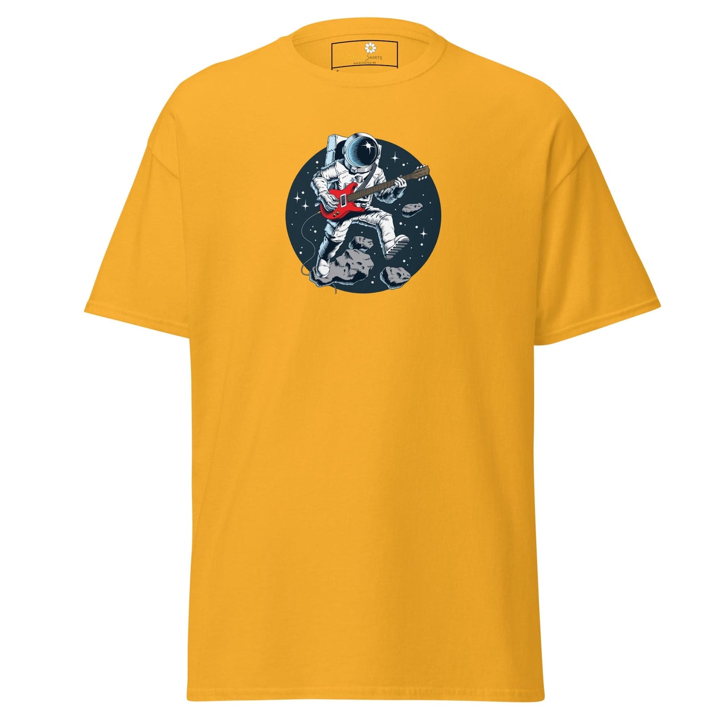Unisex classic tee - ASTRONAUT MUSIC ROCK - REGULAR - Gold / S