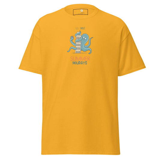 Unisex classic tee - SUMMER FUN HOLIDAYS - Gold / S