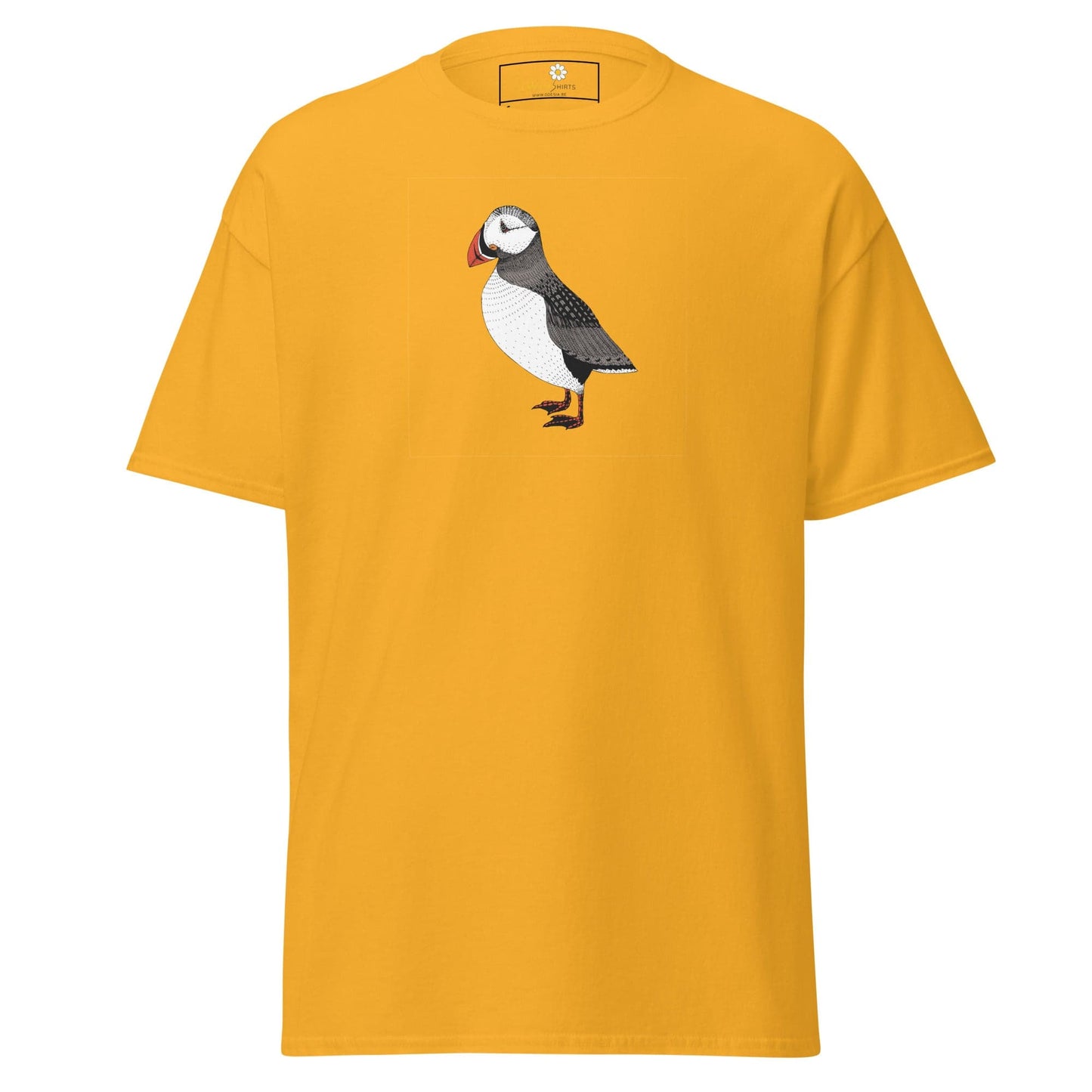 Unisex classic tee - WILD LIFE WALKING BIRD - REGULAR - Gold / S