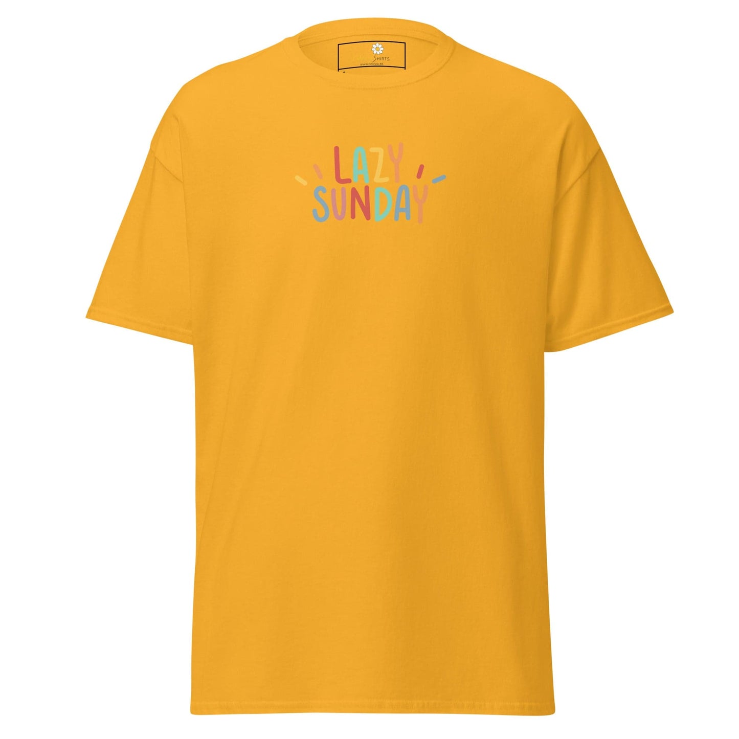 Unisex classic tee - MISC LAZY SUNDAY - REGULAR - Gold / S
