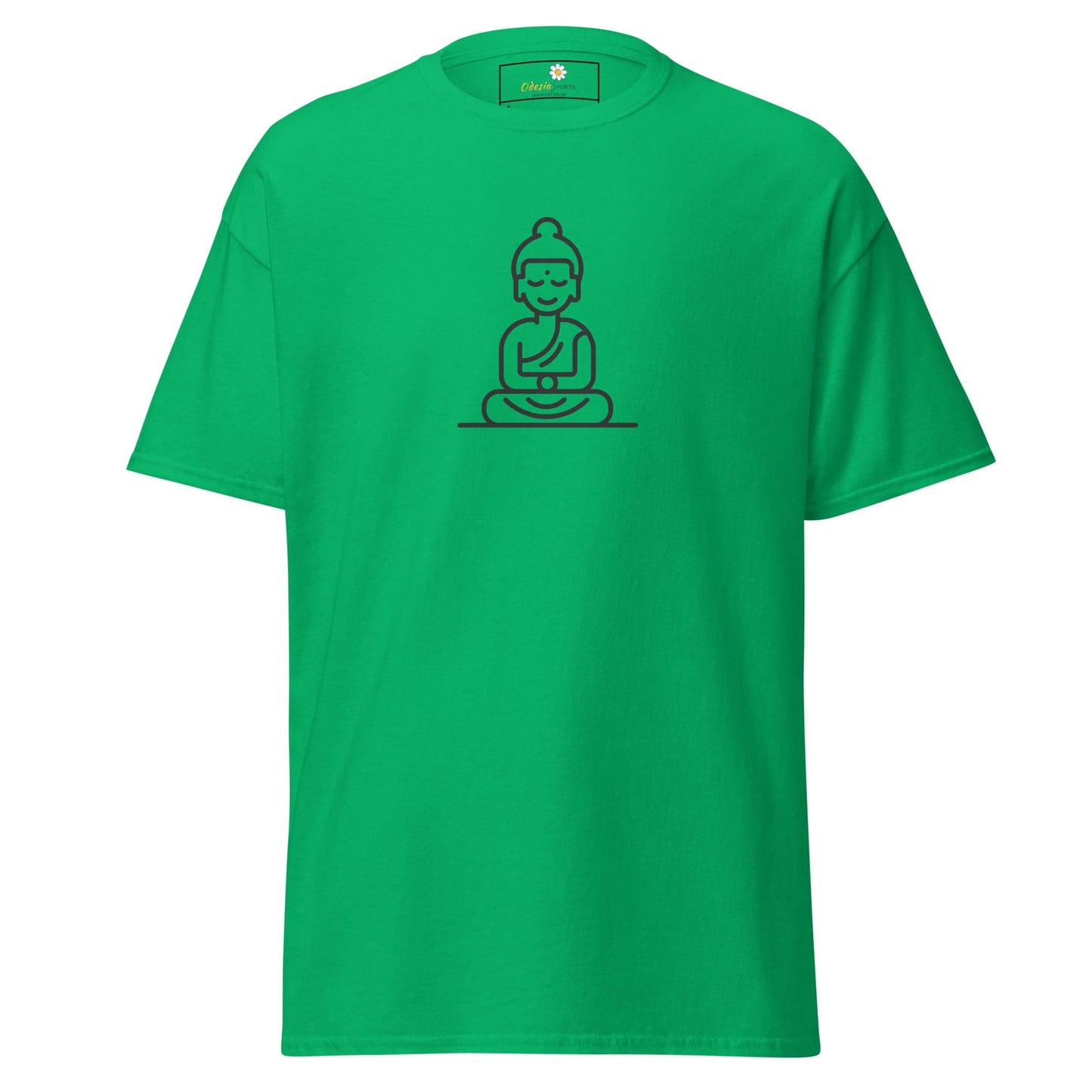 Unisex classic t-shirt - MYSTIC MONK MEDITATING - REGULAR - Irish Green / S