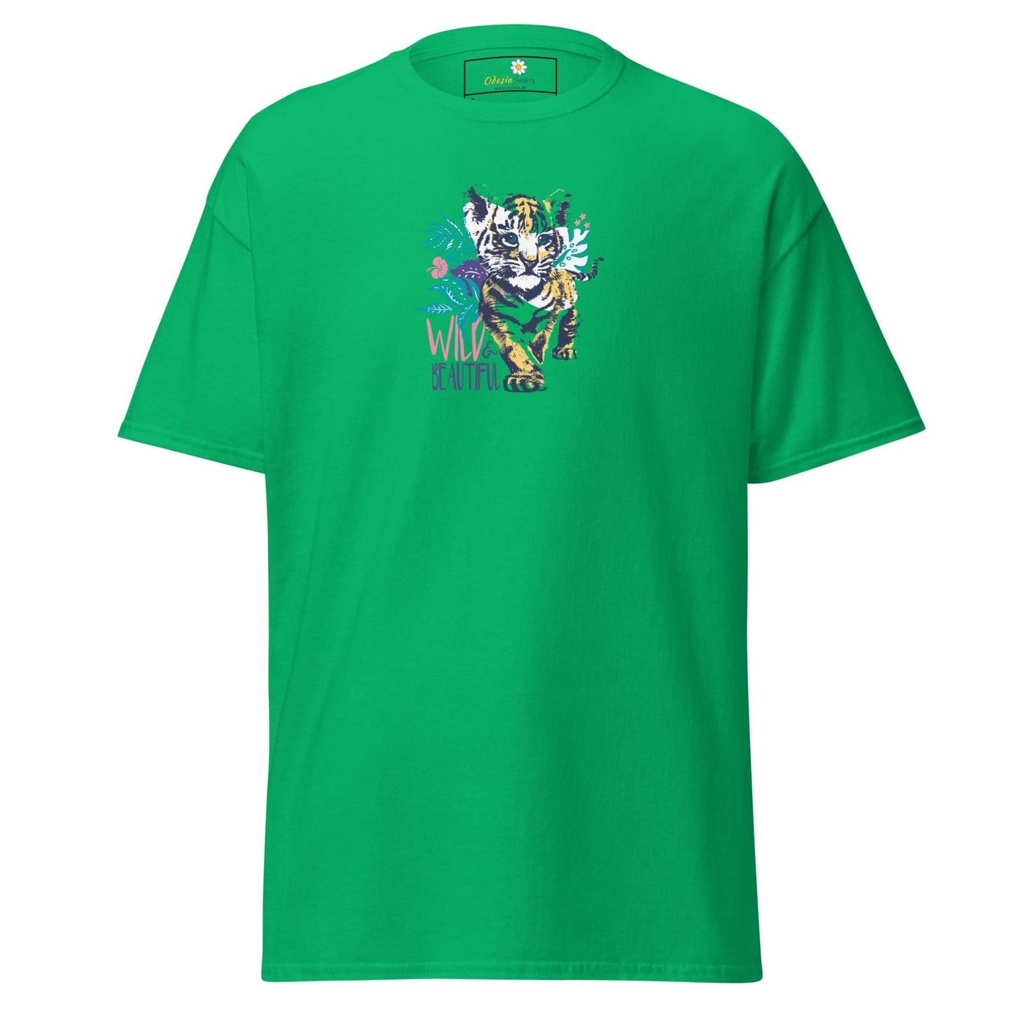 Unisex classic tee - WILD LIFE AND BEAUTIFUL - REGULAR - Irish Green / S