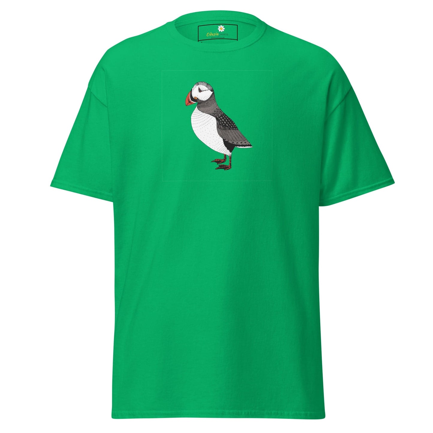 Unisex classic tee - WILD LIFE WALKING BIRD - REGULAR - Irish Green / S