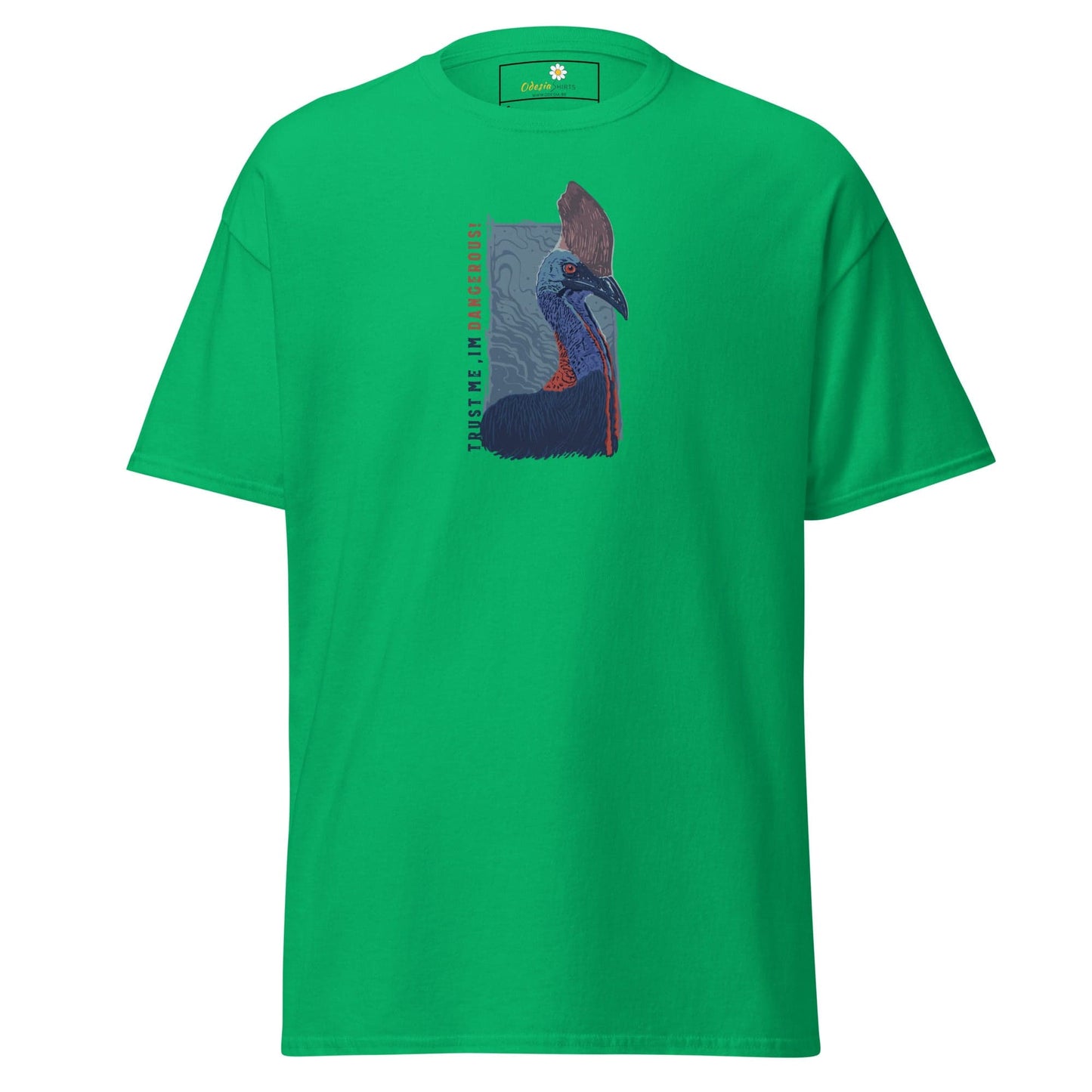 Unisex classic t-shirt - WILD LIFE DANGEROUS - REGULAR - Irish Green / S