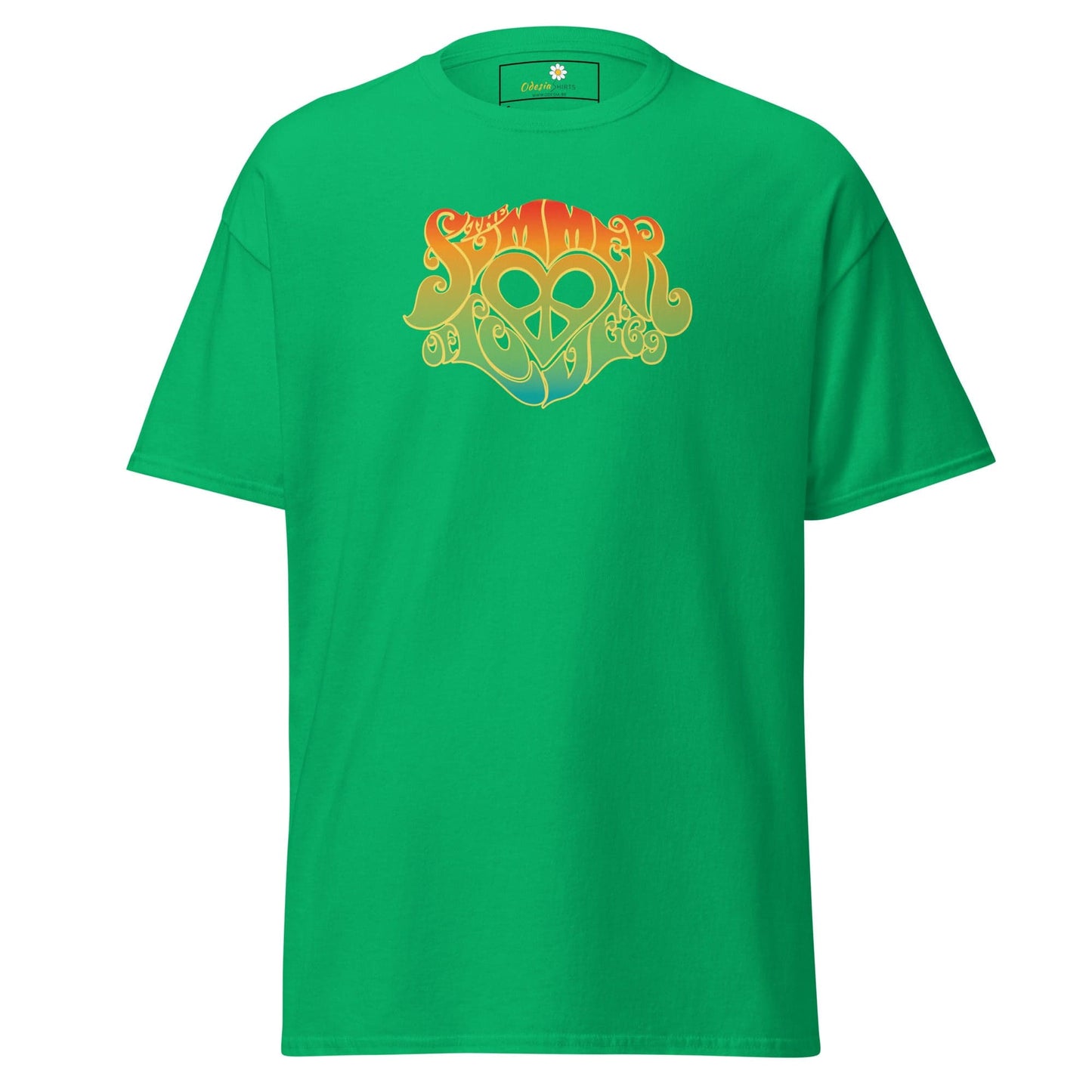Unisex classic tee - POSITIVE SUMMER LOVE - REGULAR - Irish Green / S