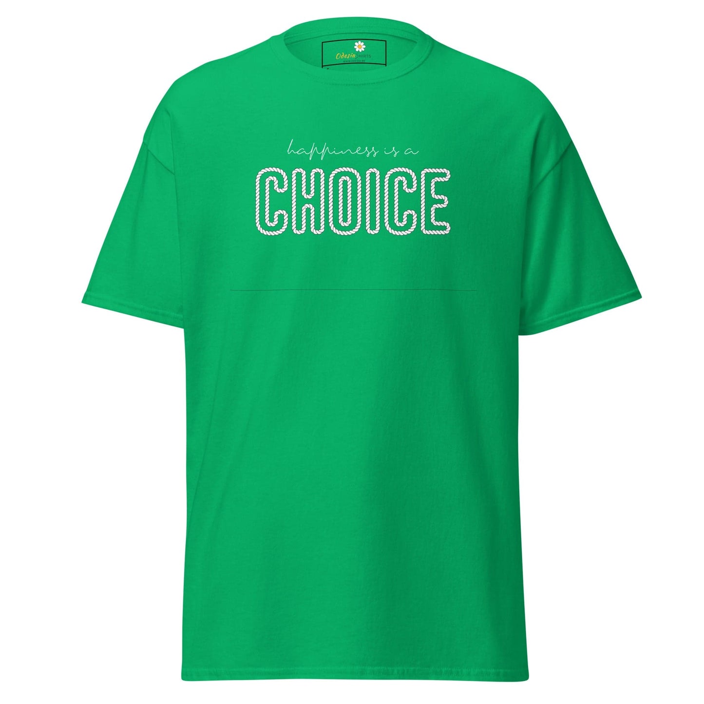 Unisex classic t-shirt - TEST POSITIVE HAPINESS CHOICE - REGULAR - Irish Green / S