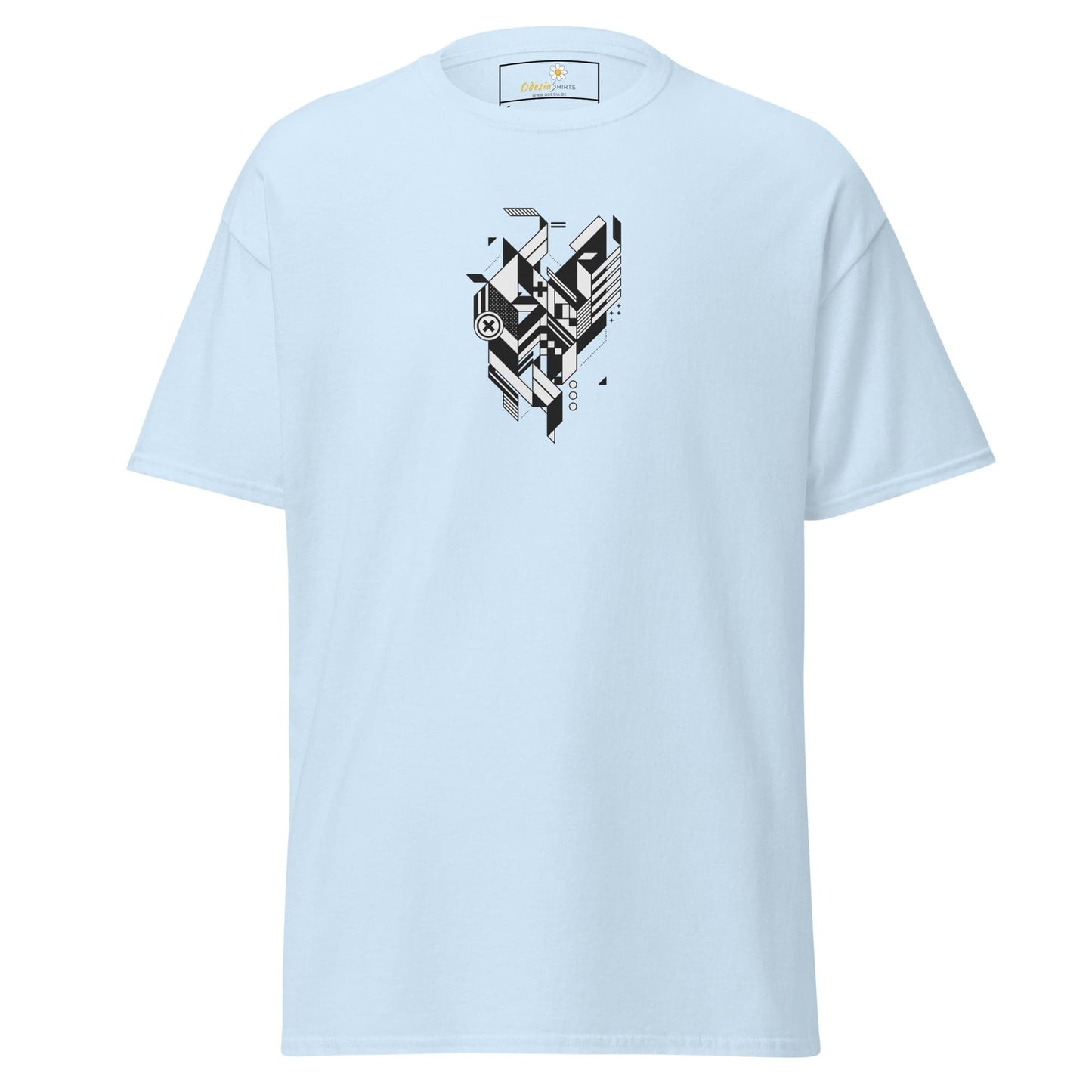 Unisex classic tee - ABSTRACT FIGURE - REGULAR - Light Blue / S