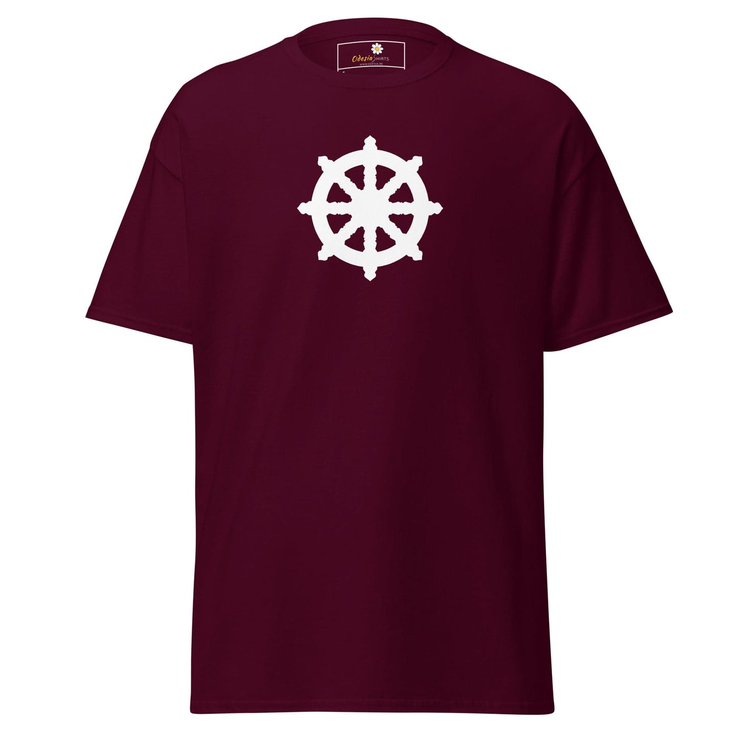 Unisex classic t-shirt - SPIRITUAL RUDDER - REGULAR - Maroon / S