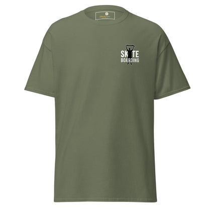 Unisex classic t-shirt - SPORT SKATEBOARDING - REGULAR - Military Green / S