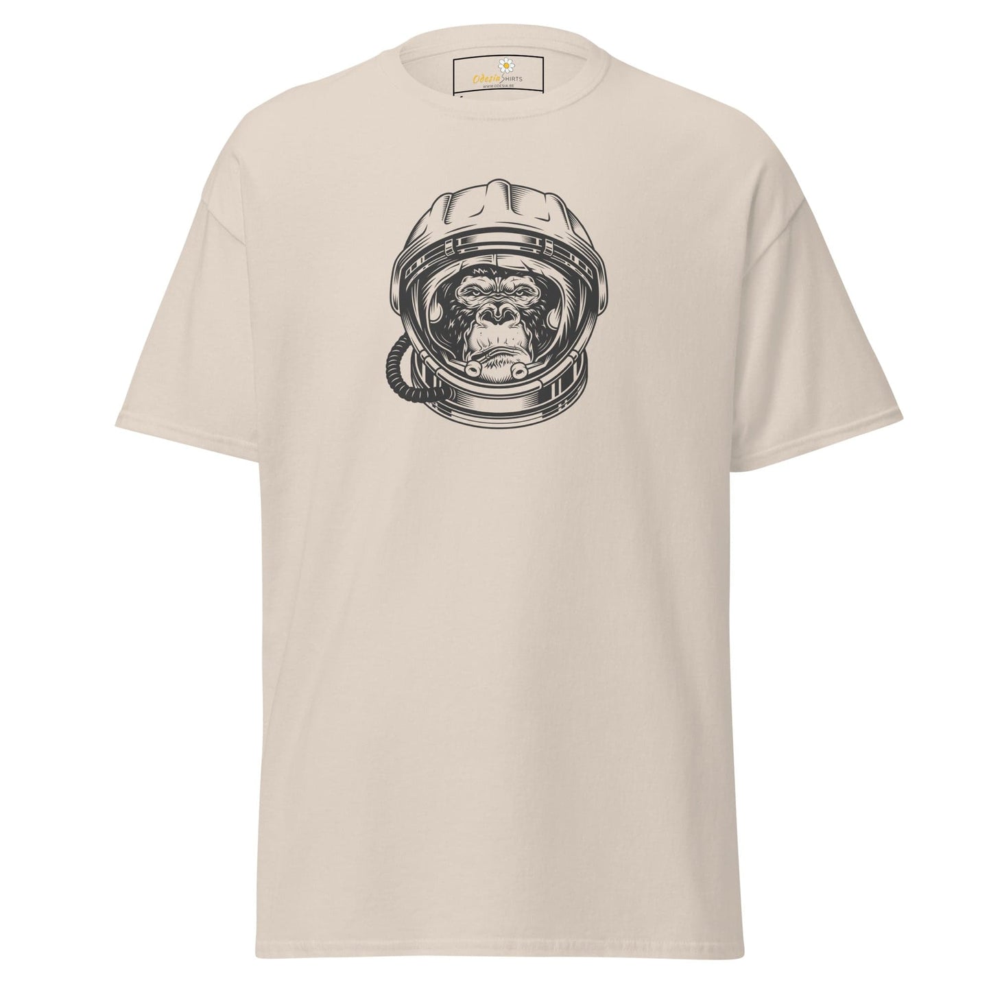 Unisex classic tee - WILD LIFE ASTRONAUT CHIMP - REGULAR - Natural / S