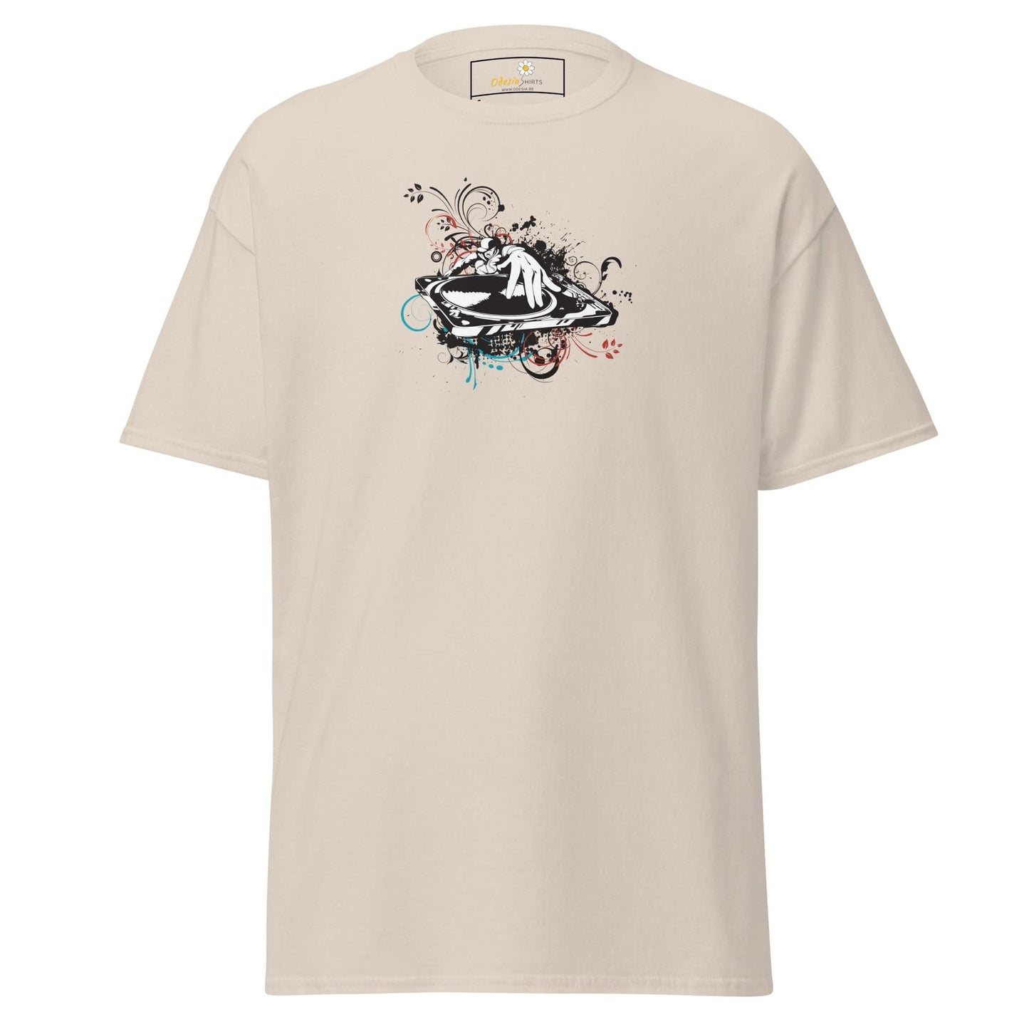 Unisex classic tee - MUSIC DISK JOCKEY - REGULAR - Natural / S