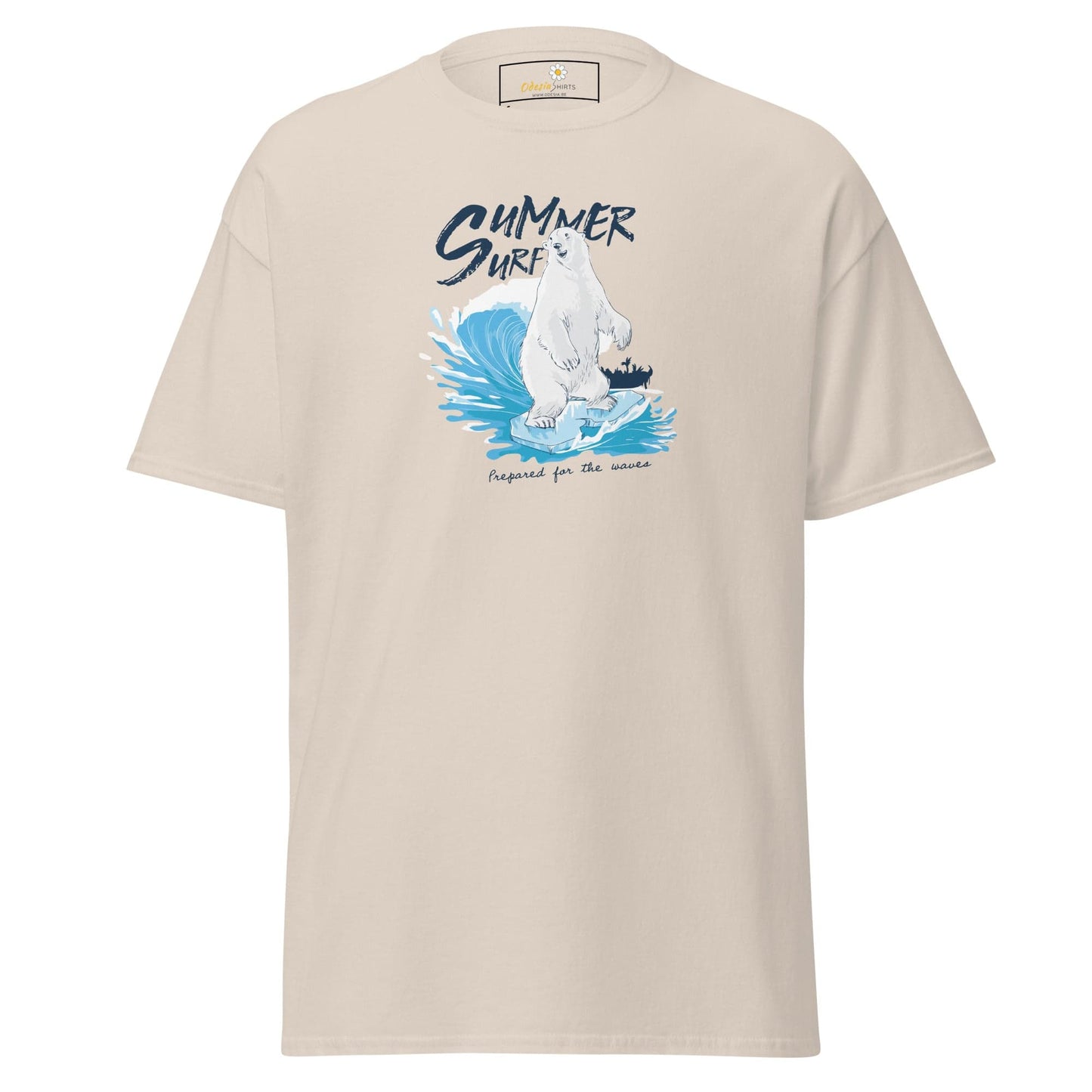 Unisex classic t-shirt - WILD LIFE SUMMER BEAR - REGULAR - Natural / S