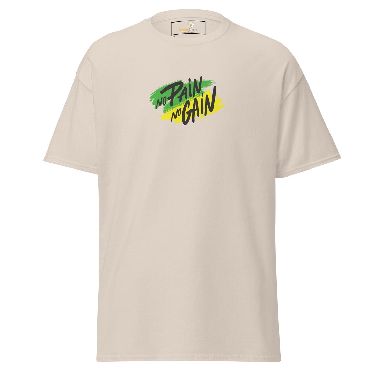 Unisex classic tee - SPORT NO PAIN NO GAIN - REGULAR - Natural / S