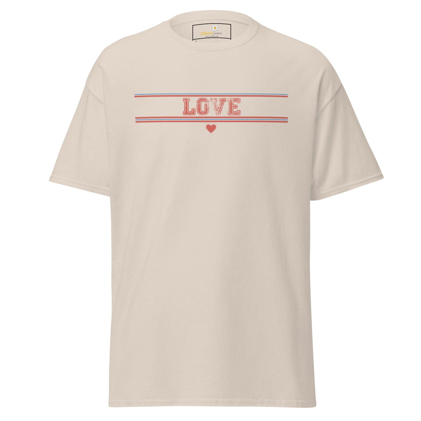Unisex classic t-shirt - TEXt LOVE - REGULAR - Natural / S