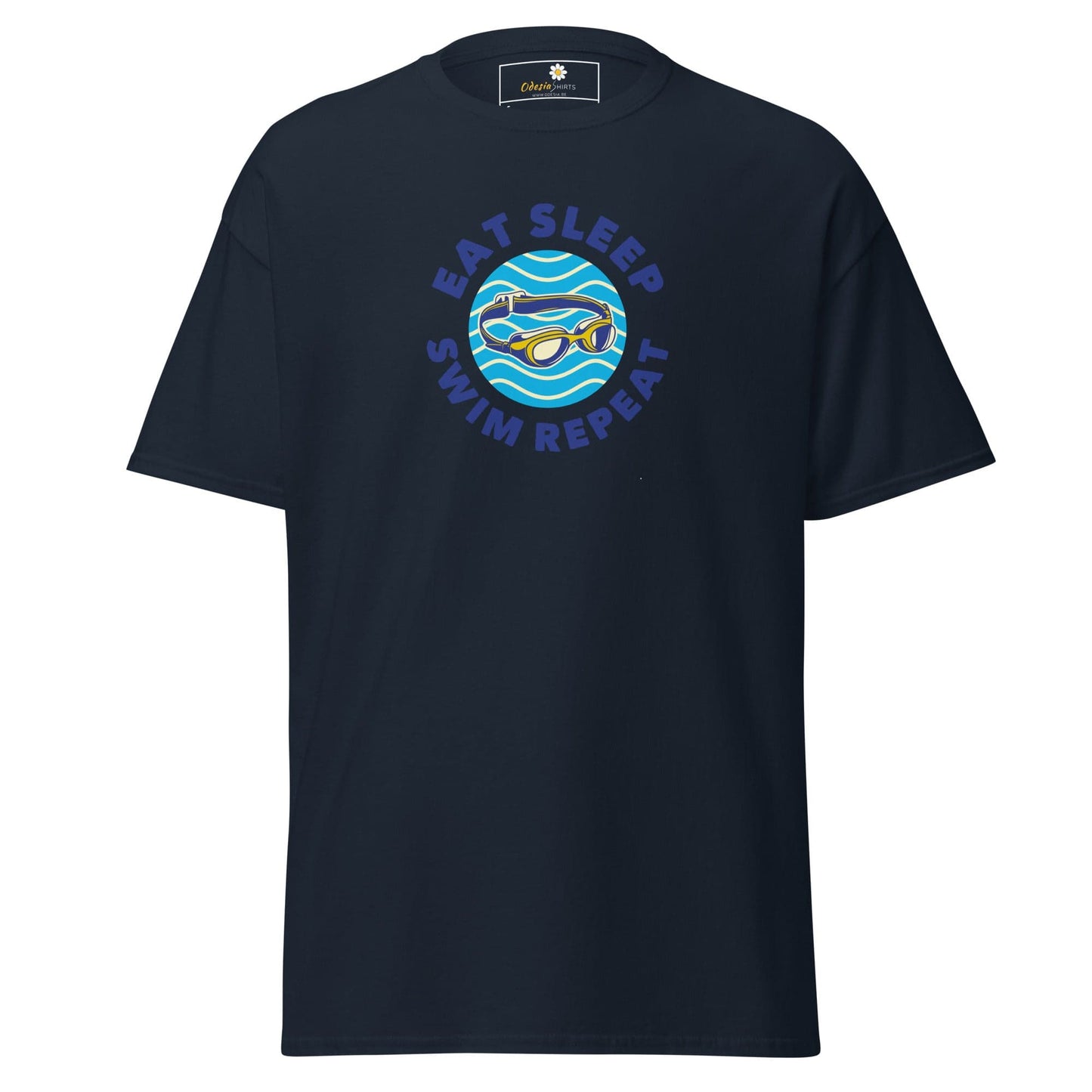 Unisex classic t-shirt - SPORT EAT SWIM SLEEP - REGULAR - Navy / S