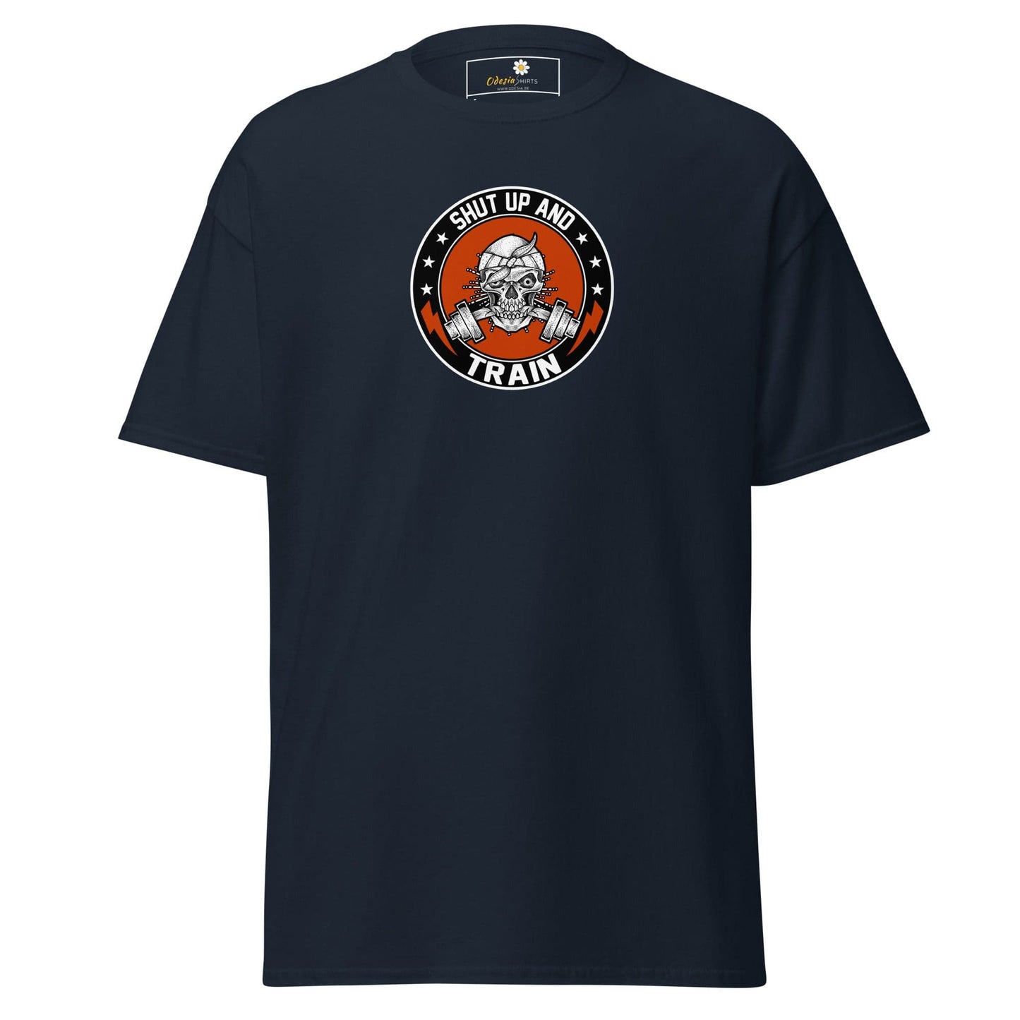 Unisex classic tee - SPORT SHUT UP AND TRAIN - REGULAR - Navy / S