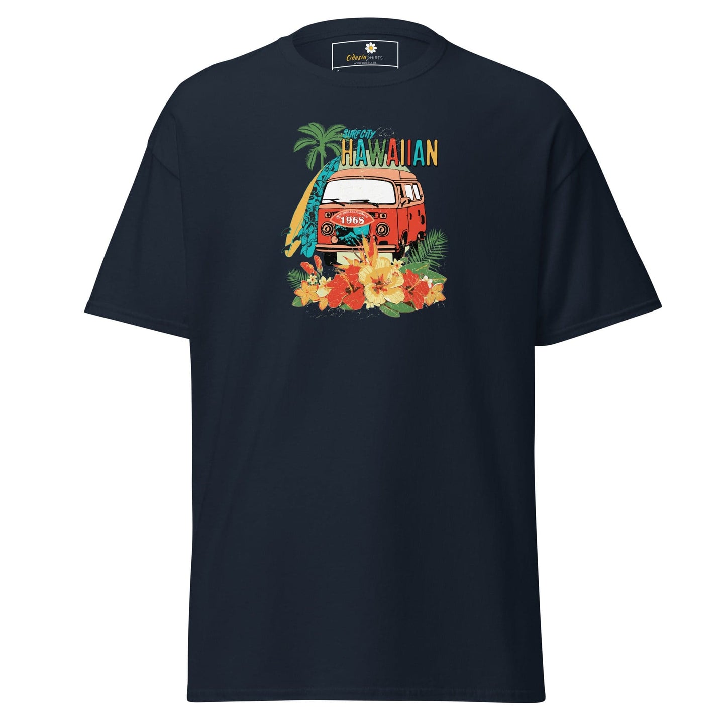 Unisex classic tee - SUMMER HAWAIAN VAN - REGULAR - Navy / S