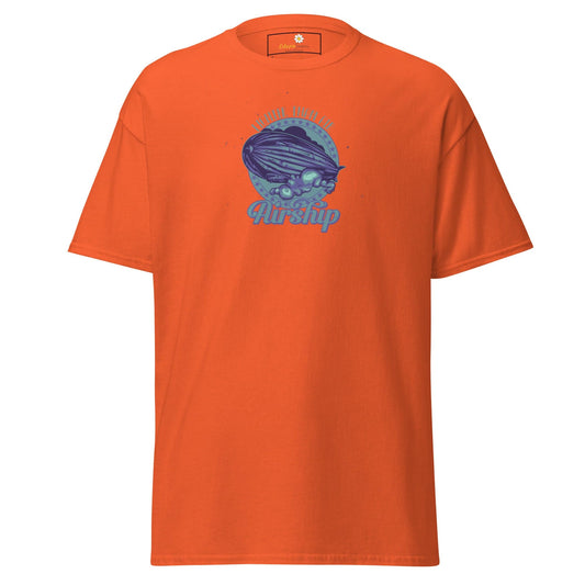 Unisex classic t-shirt - MISC AIRSHIP - REGULAR - Orange / S