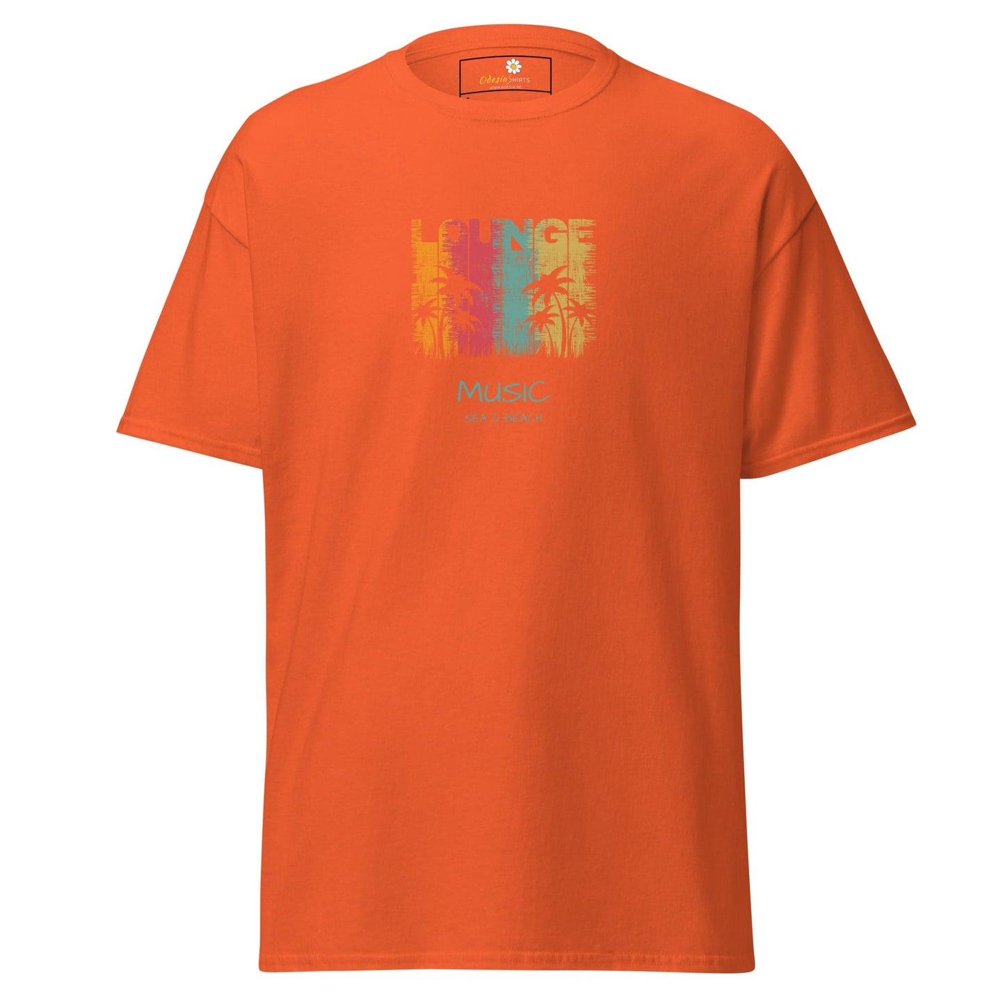 Unisex classic tee - MUSIC LOUNGE - REGULAR - Orange / S