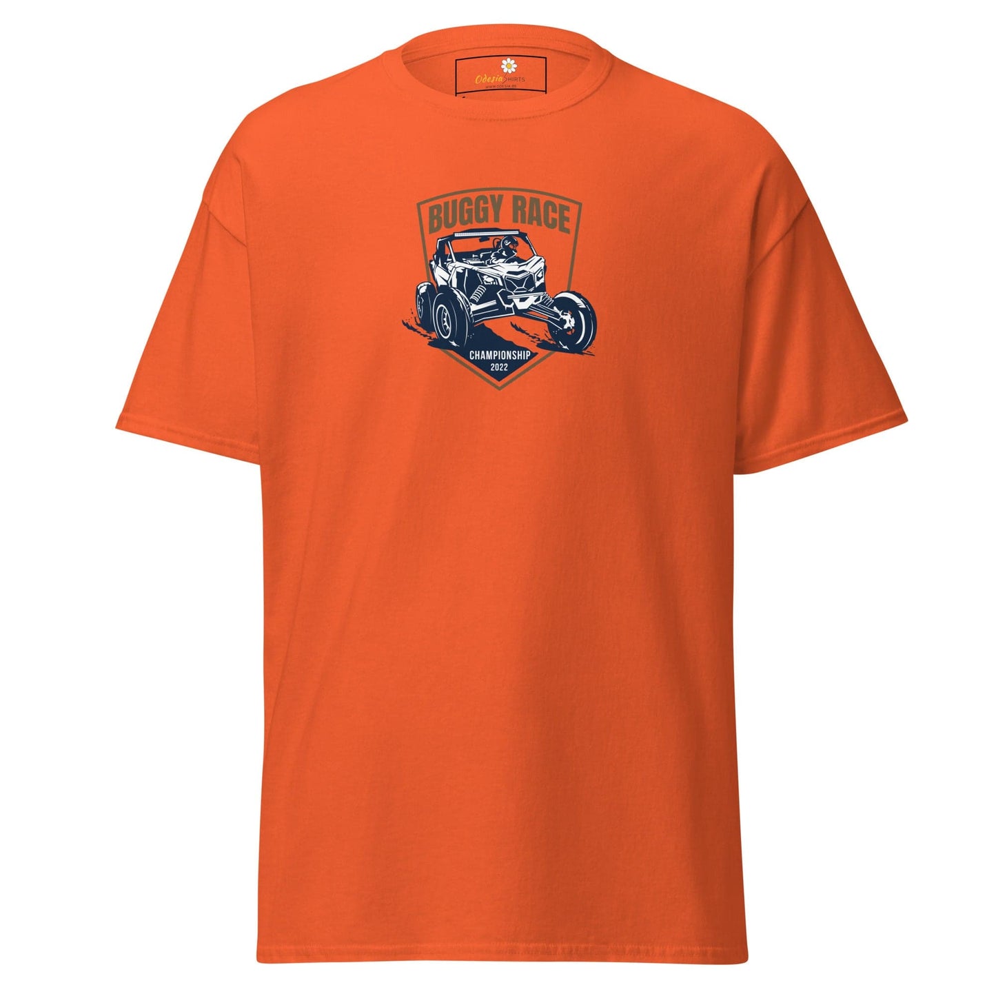 Unisex classic t-shirt - MOTOR BUGGY RACE - REGULAR - Orange / S