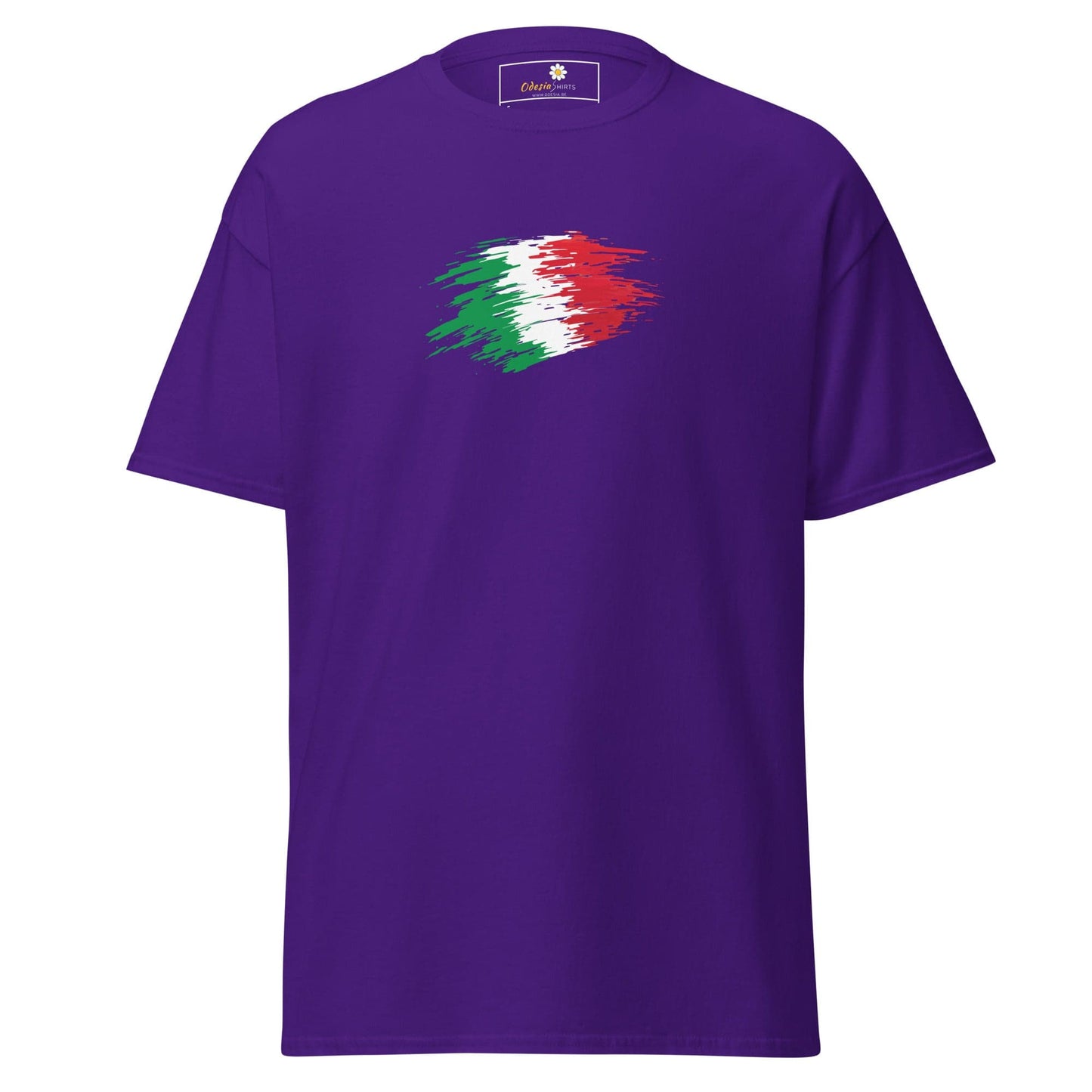 Unisex classic tee - COUNTRY ITALIAN SHAPE - REGULAR - Purple / S