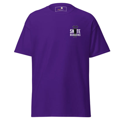 Unisex classic t-shirt - SPORT SKATEBOARDING - REGULAR - Purple / S