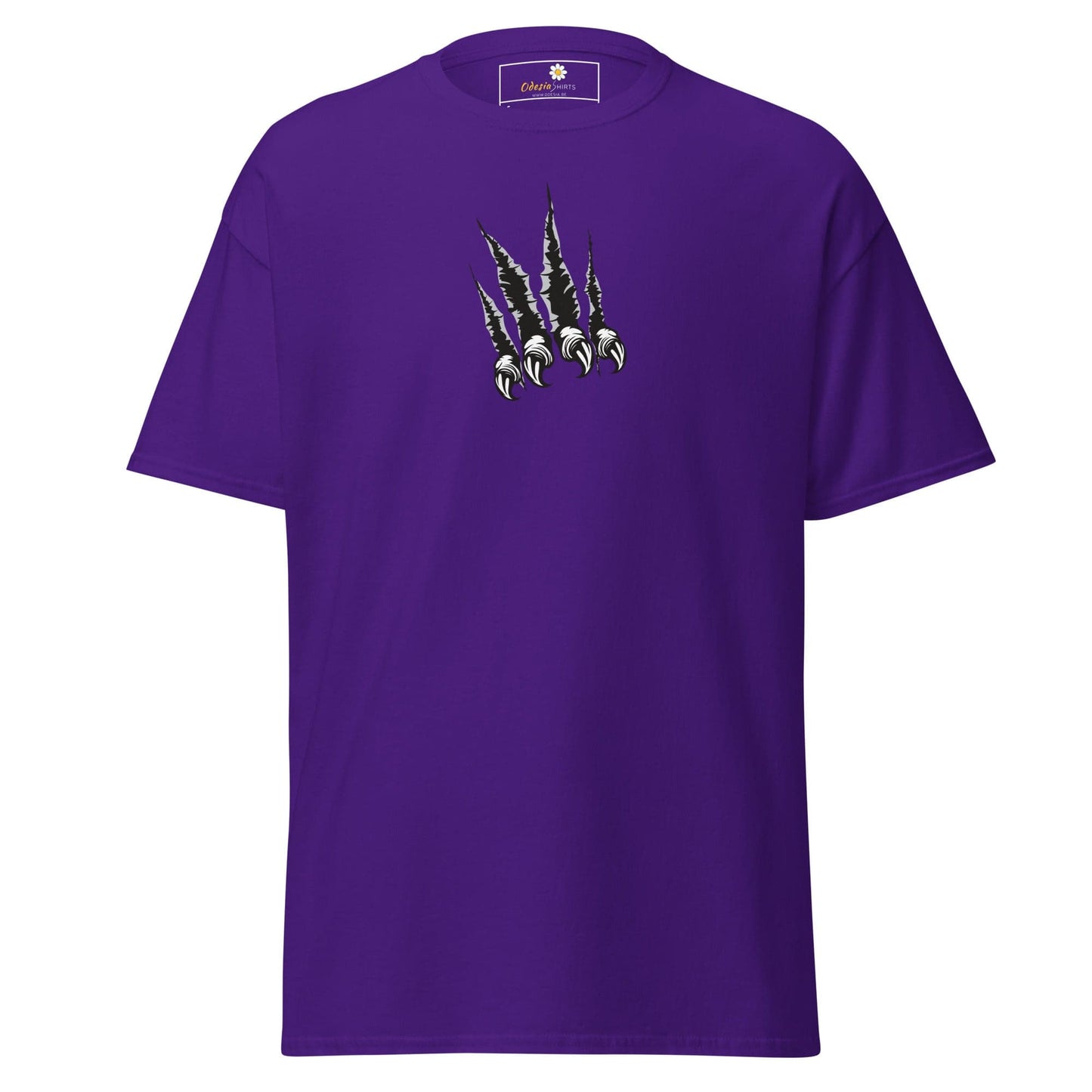 Unisex classic tee - WILD LIFE CLAWS - REGULAR - Purple / S