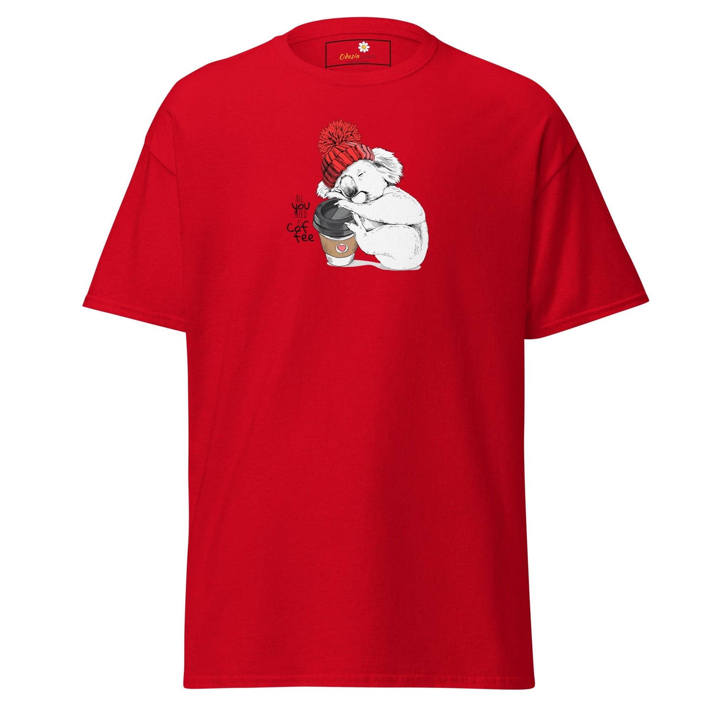 Unisex classic tee - WILD LIFE FUN KOALA - REGULAR - Red / S