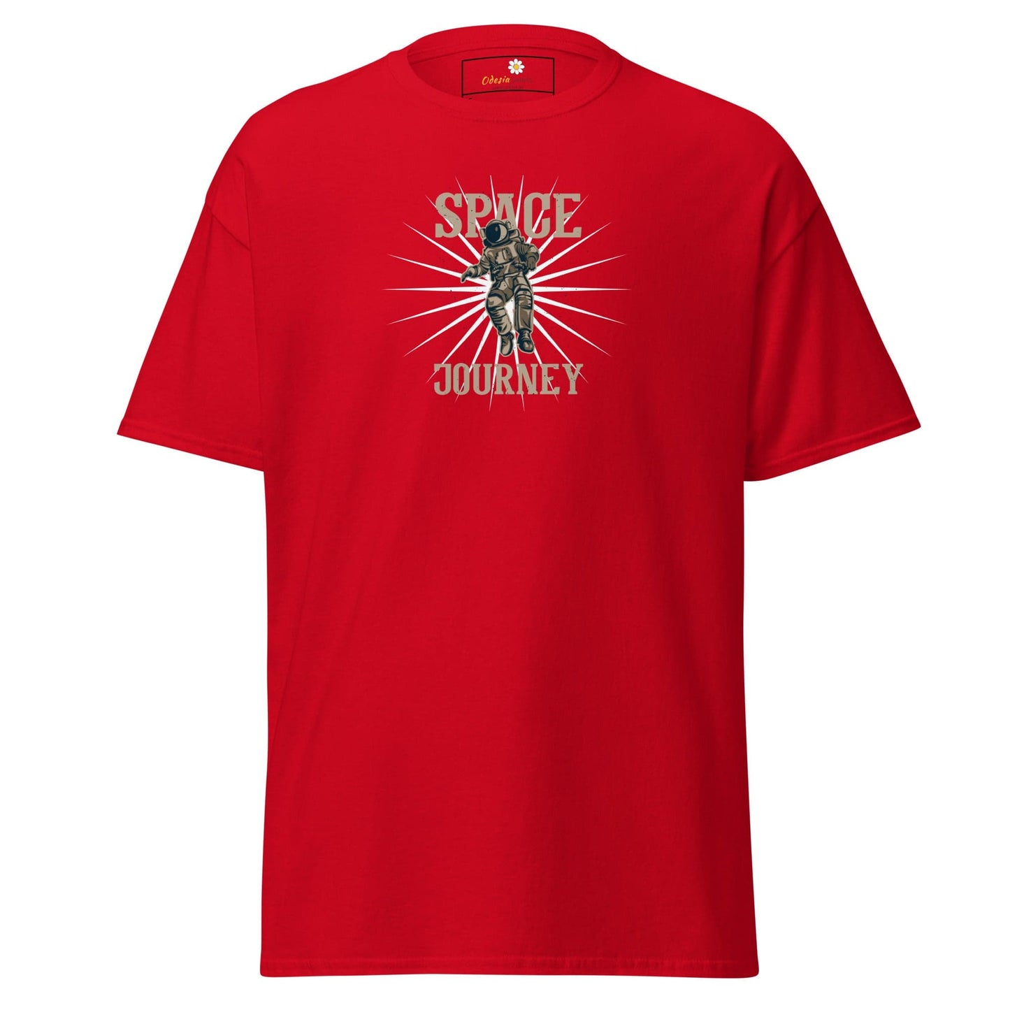 Unisex classic tee - ASTRONAUT SPACE JOURNEY - REGULAR - Red / S