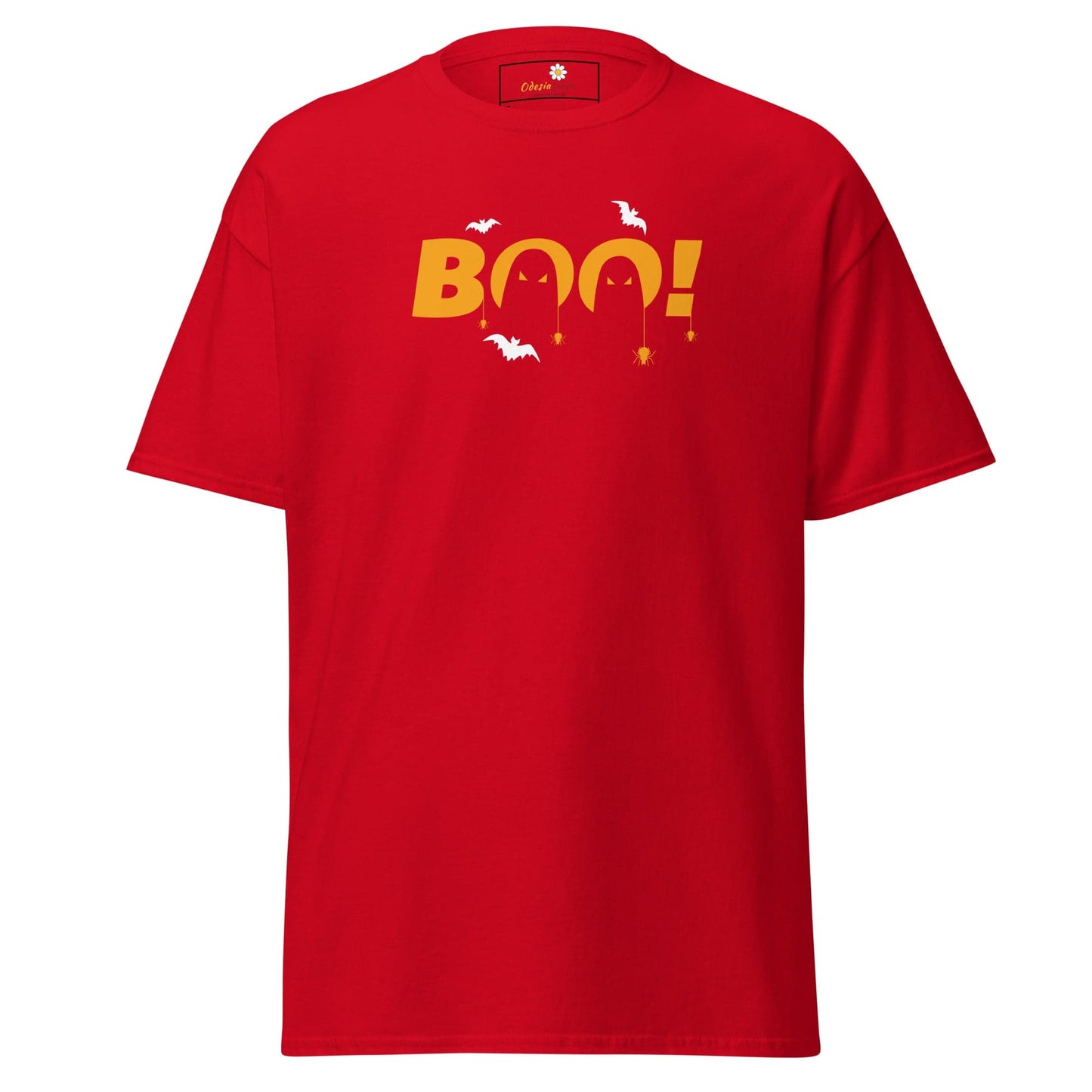 Unisex classic t-shirt - SEASONAL HALLOWEEN BOO - REGULAR - Red / S