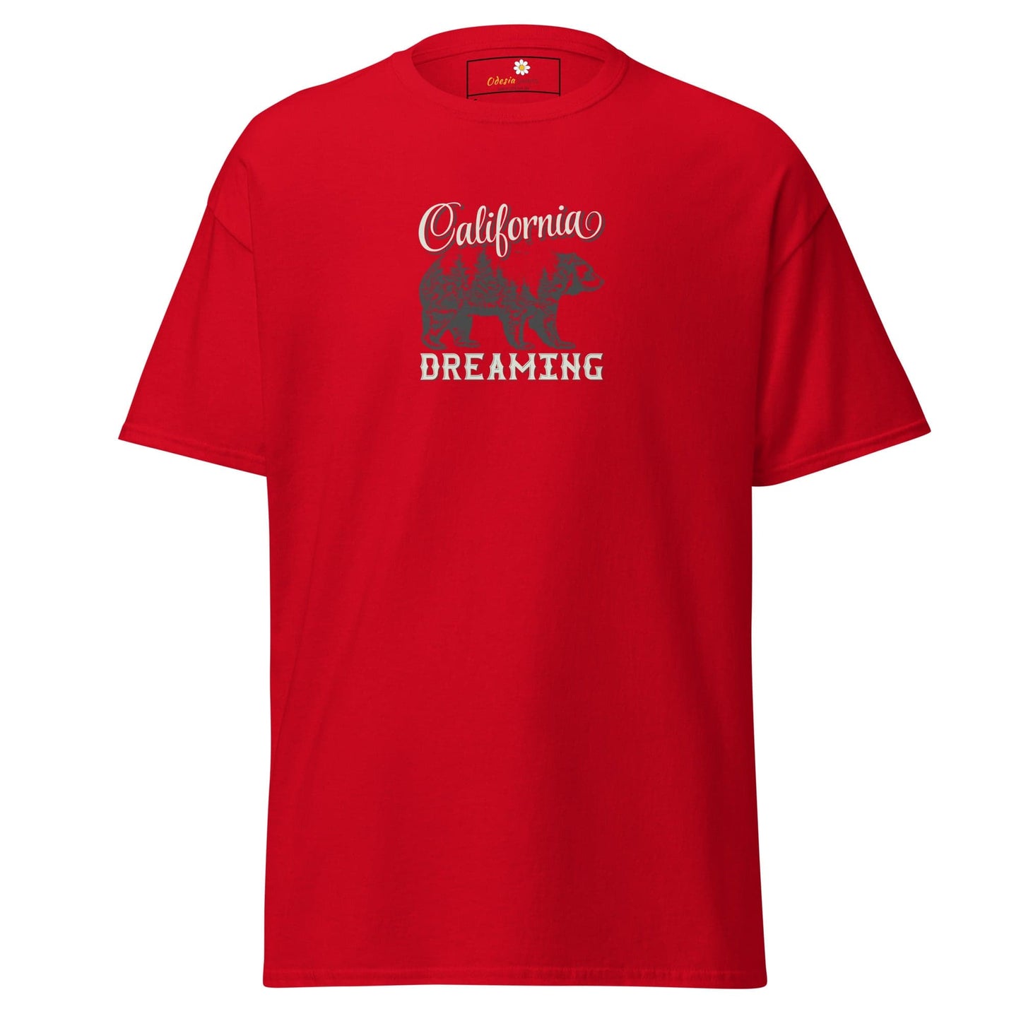 Unisex classic tee - WILD LIFE CALIFORNIA DREAMING - REGULAR - Red / S