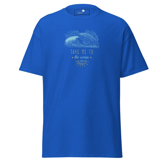 Unisex classic t-shirt - SEALIFE TAKE ME TO THE OCEAN - REGULAR - Royal / S