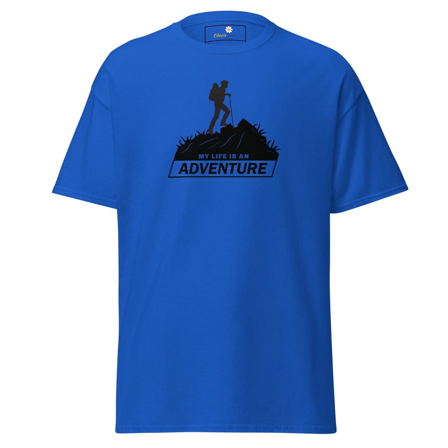 Unisex classic t-shirt - ADVENTURE MOUNTAIN - REGULAR - Royal / S
