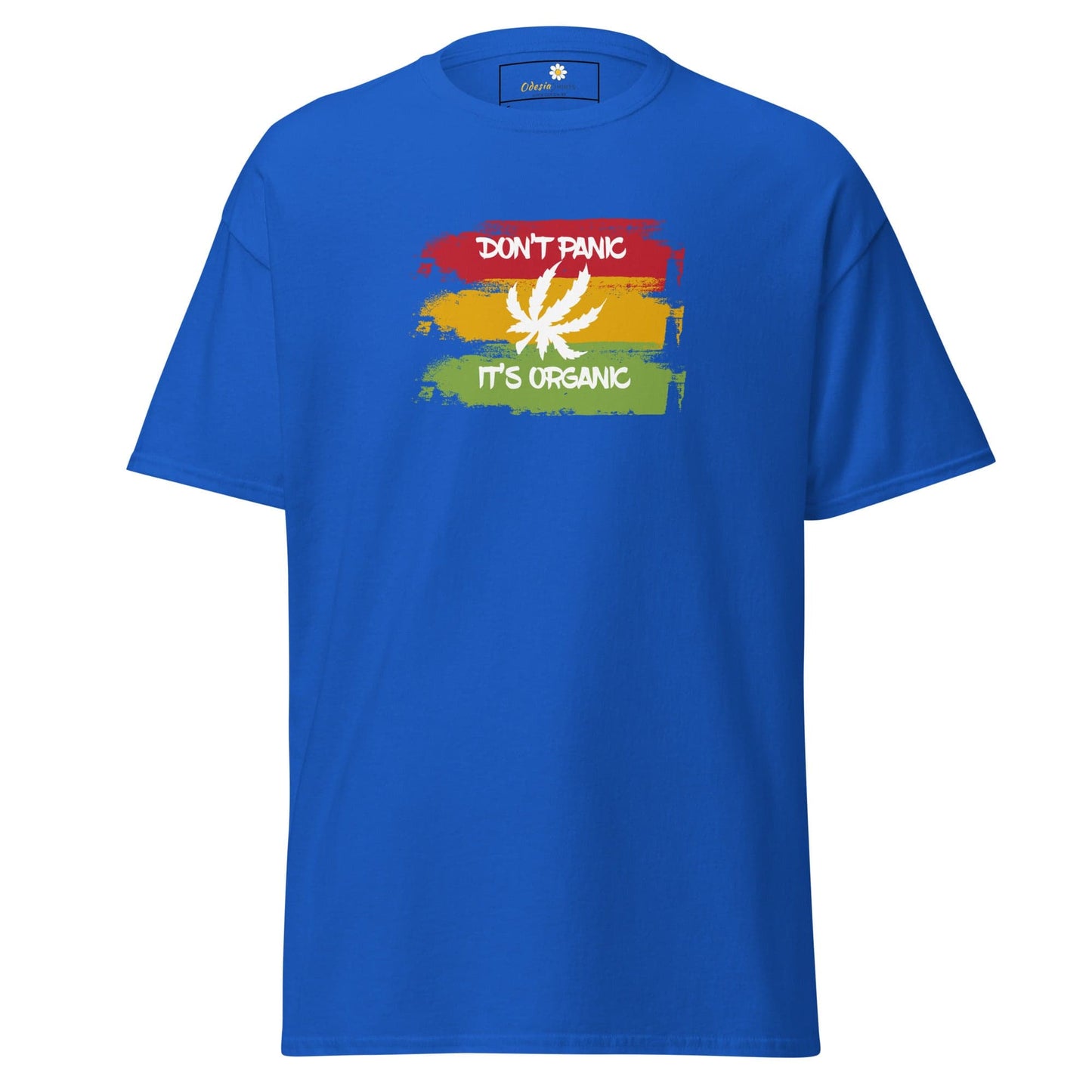 Unisex classic t-shirt - MYSTIC DON’T PANIC ORGANIC - REGULAR - Royal / S