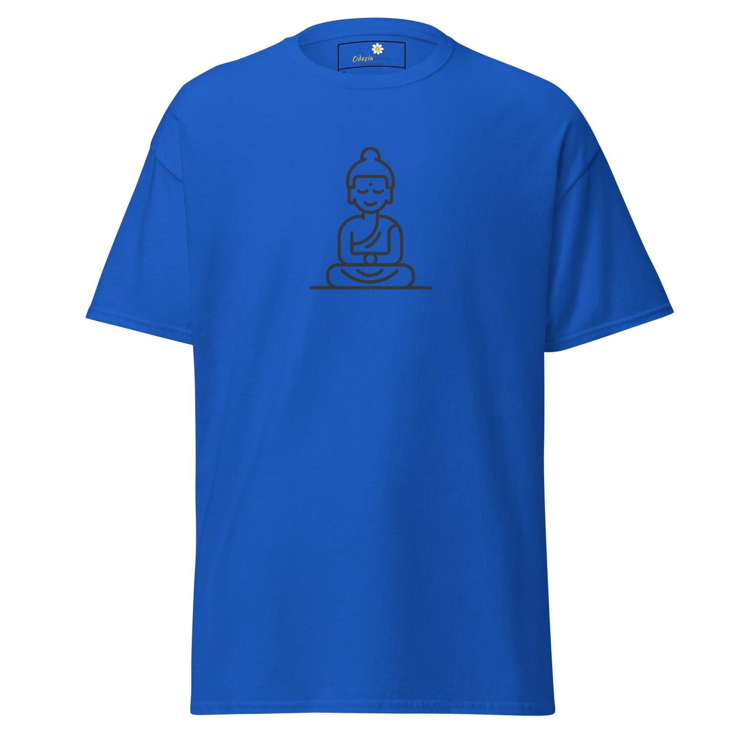Unisex classic t-shirt - MYSTIC MONK MEDITATING - REGULAR - Royal / S