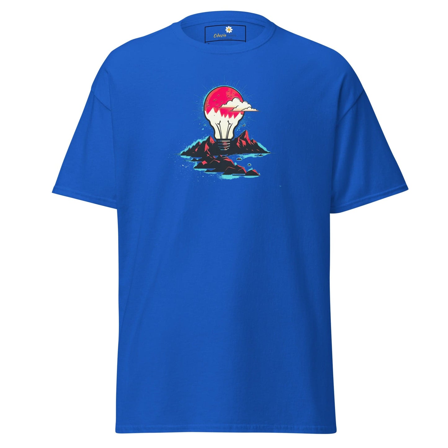 Unisex classic tee - MISC LIGHTBULB MOUNTAIN - REGULAR - Royal / S