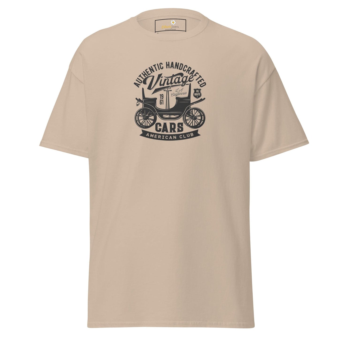 Unisex classic t-shirt - VINTAGE OLD CAR - REGULAR - Sand / S