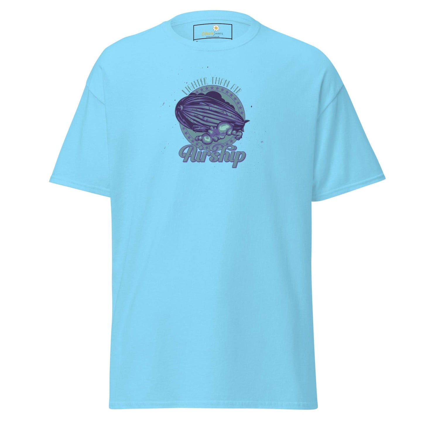 Unisex classic t-shirt - MISC AIRSHIP - REGULAR - Sky / S