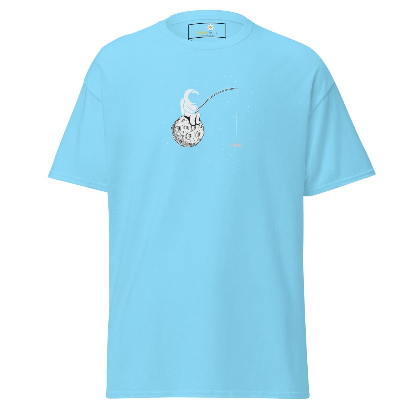 Unisex classic t-shirt - ASTRONAUT FISHING - REGULAR - Sky / S
